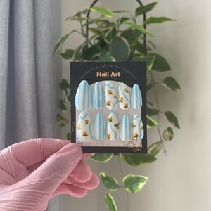 Handmade press on nails🍊